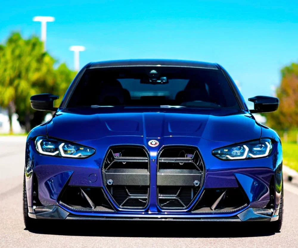 G80/G82 | CSL Style Carbon Fiber Front Grilles - M3 / M4