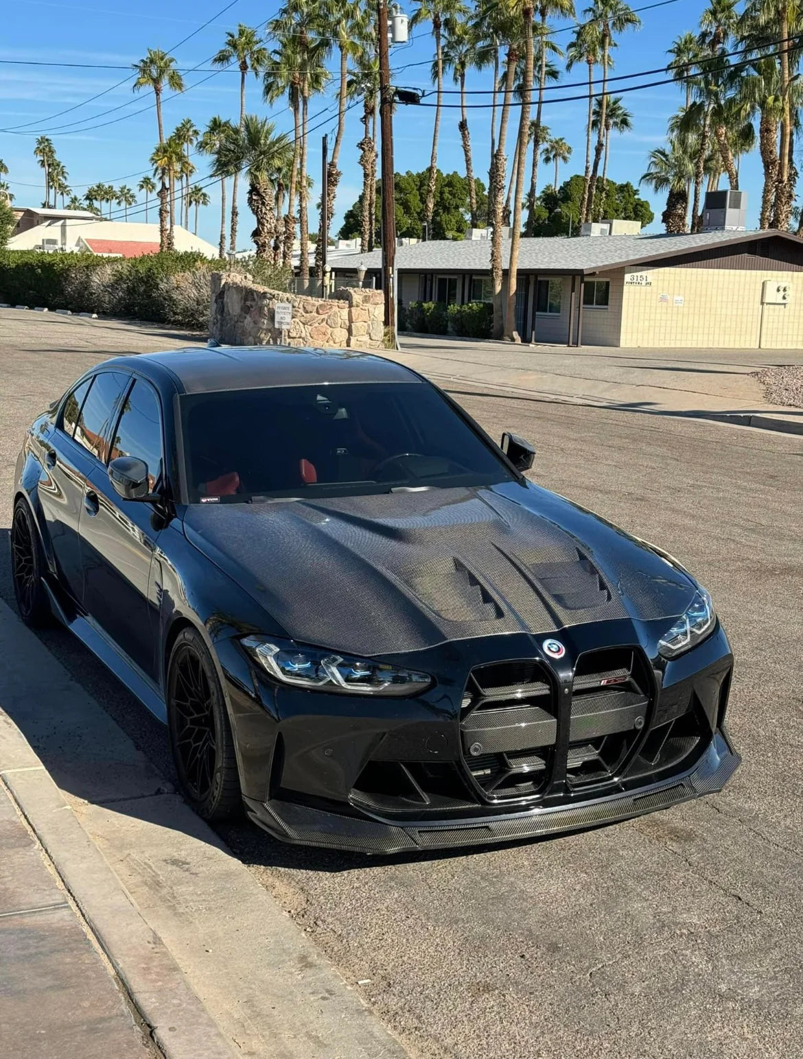 G80/G82 | V-Style Carbon Fiber Front Lip - M3 / M4